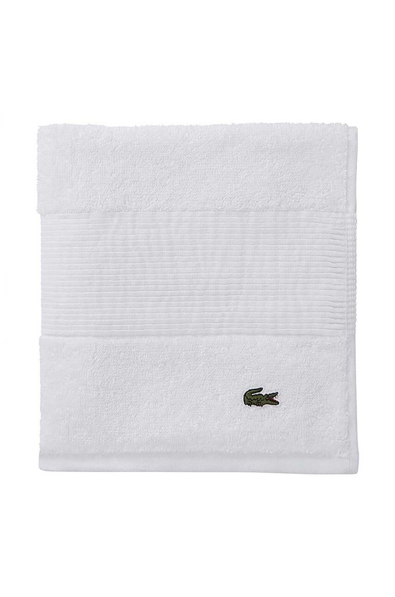 Łazienka Lacoste mały ręcznik bawełniany 40 x 60 cm 972164 biały