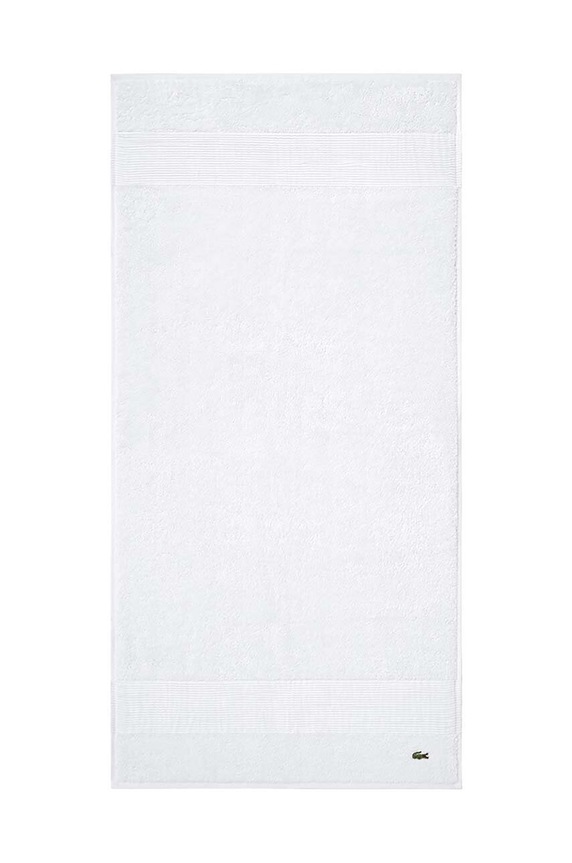 Lacoste mały ręcznik bawełniany 50 x 100 cm biały 972165