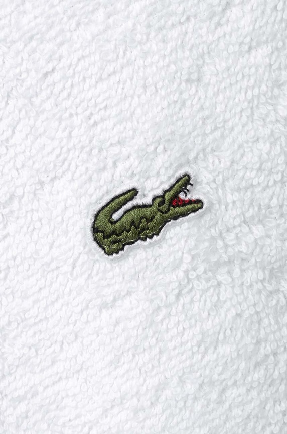 Lacoste mały ręcznik bawełniany 50 x 100 cm biały 972165