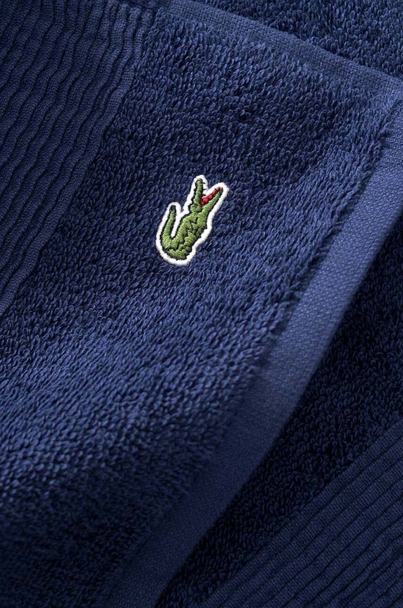 Μικρή βαμβακερή πετσέτα Lacoste LLECROCO 40 x 60 cm μπλε 972170