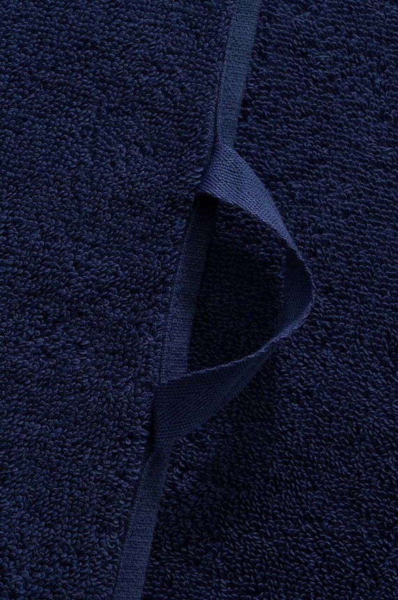 Μικρή βαμβακερή πετσέτα Lacoste LLECROCO 40 x 60 cm 972170 μπλε