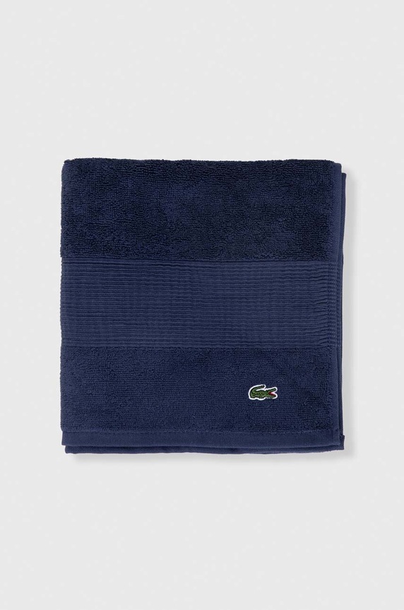 Lacoste mały ręcznik bawełniany 50 x 100 cm 972171 niebieski AA00