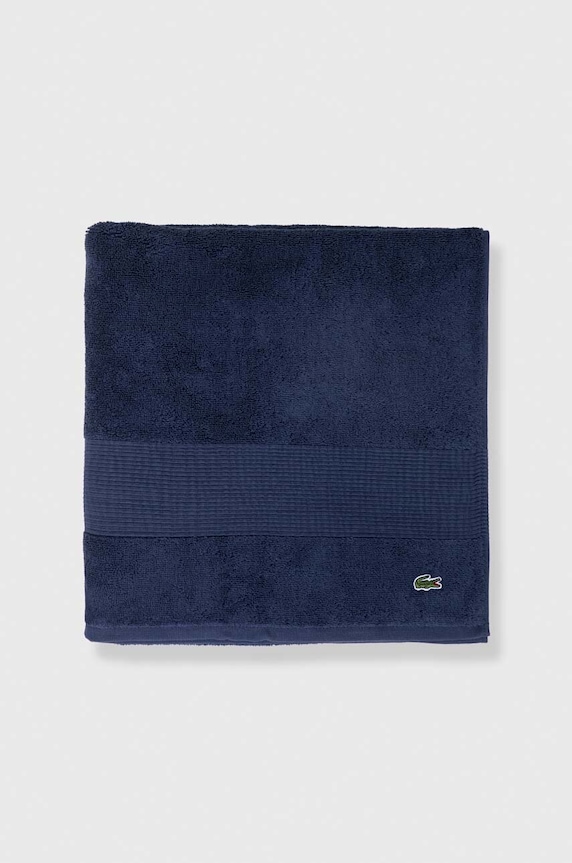 Stredný bavlnený uterák Lacoste LLECROCO 70 x 140 cm 972172 modrá AA00