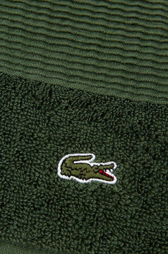 Μπάνιο Μικρή βαμβακερή πετσέτα Lacoste LLECROCO 50 x 100 cm 972177 πράσινο