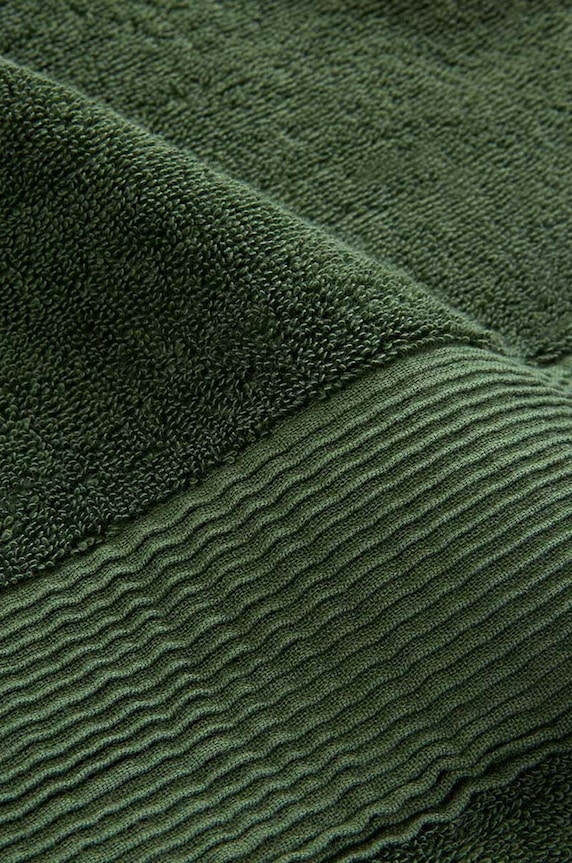 Μικρή βαμβακερή πετσέτα Lacoste LLECROCO 50 x 100 cm 972177 πράσινο
