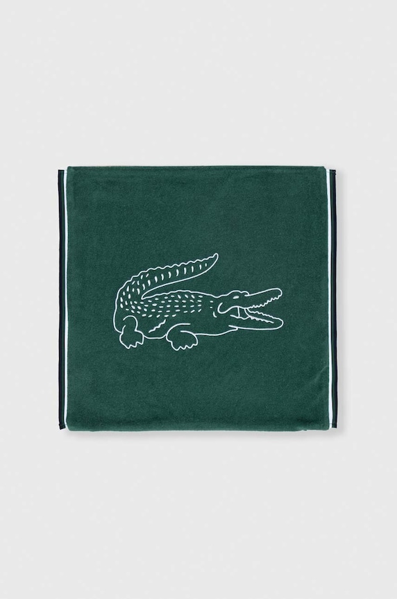 Lacoste poszewka na poduszkę bawełniana zielony 980520