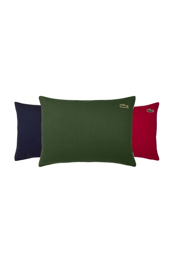 Lacoste poszewka na poduszkę bawełniana 971311 czerwony AA00