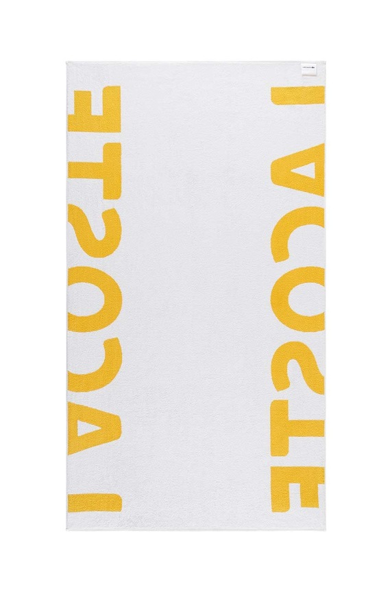 Lacoste ręcznik plażowy 1009658 żółty AA00