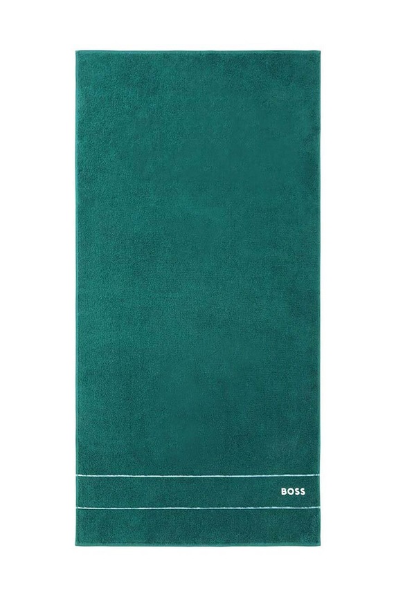 BOSS średni ręcznik bawełniany 70 x 140 cm turkusowy 1011538