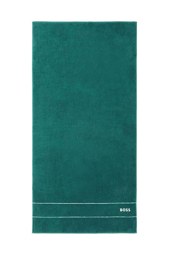 BOSS średni ręcznik bawełniany 70 x 140 cm turkusowy 1011538
