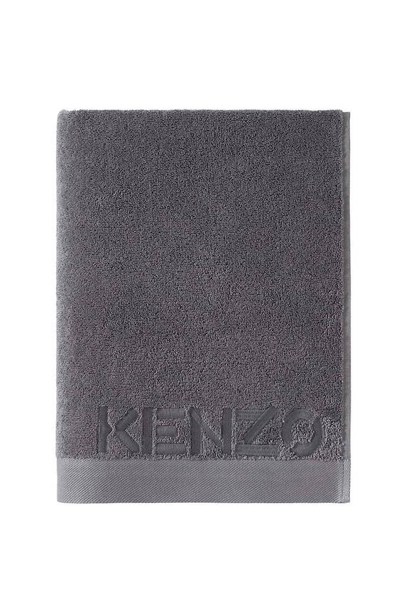 Kenzo duży ręcznik bawełniany 90 x 150 cm szary 899624