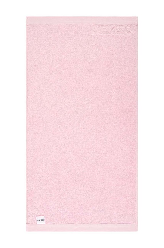 Kenzo ręcznik bawełniany różowy 918234