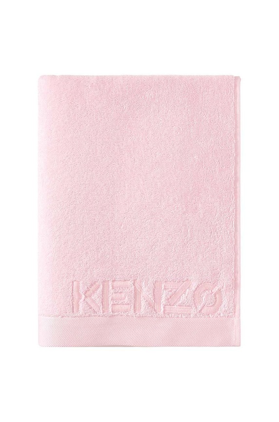 Kenzo ręcznik bawełniany różowy 918234