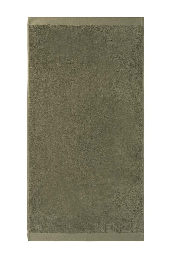 Kenzo duży ręcznik bawełniany 92 cm x 150 cm zielony 1009999