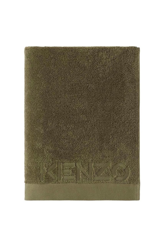 Łazienka Kenzo duży ręcznik bawełniany 92 cm x 150 cm 1009999 zielony
