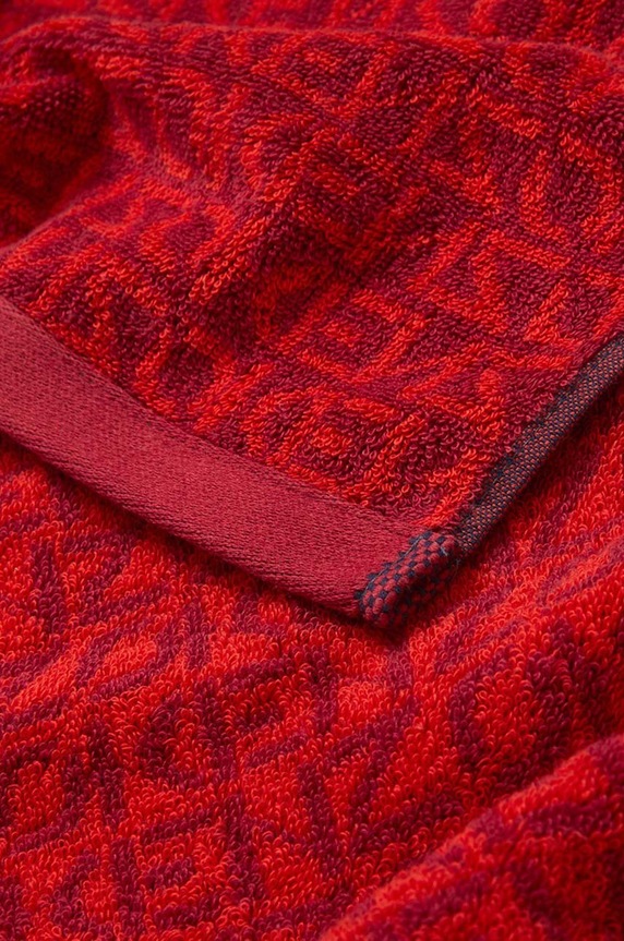 Łazienka Kenzo duży ręcznik bawełniany 90 x 150 cm 1007244 czerwony