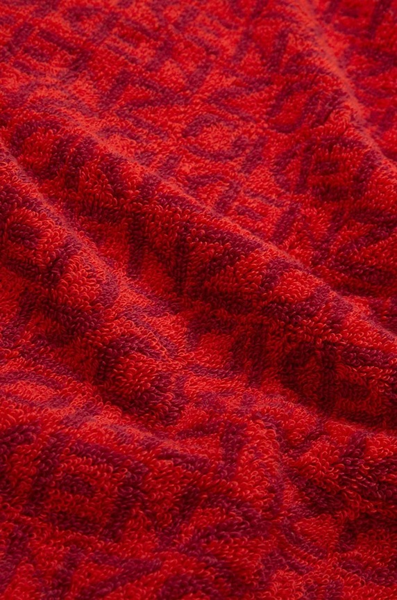 Kenzo duży ręcznik bawełniany 90 x 150 cm 1007244 czerwony