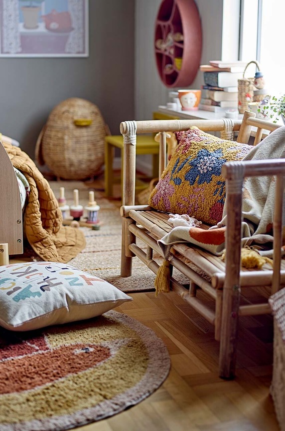 Odeja za dojenčka Bloomingville Baille 82059627 rjava