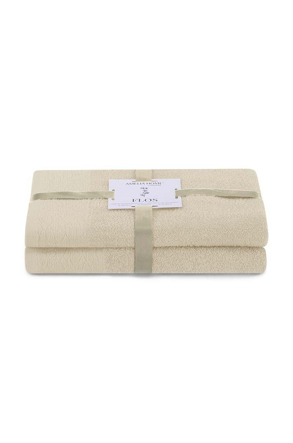 Μπάνιο Σετ πετσέτες 2-pack 4251838552650 μπεζ