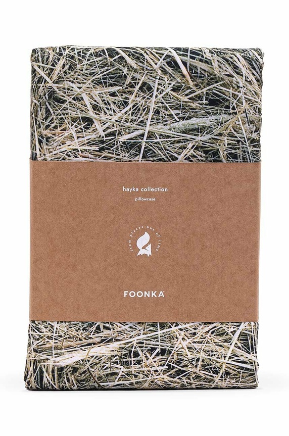 Foonka poszewka na poduszkę bawełniana Siano 40x40 cm szary PC.40x40.H
