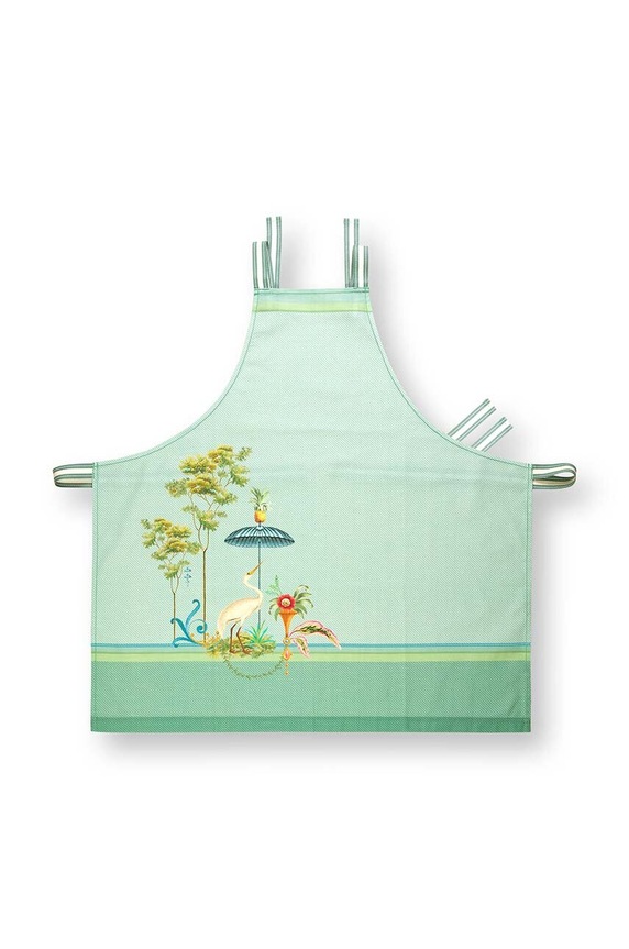 Pip Studio fartuch kuchenny bawełniany Jolie Heron multicolor 51.030.025