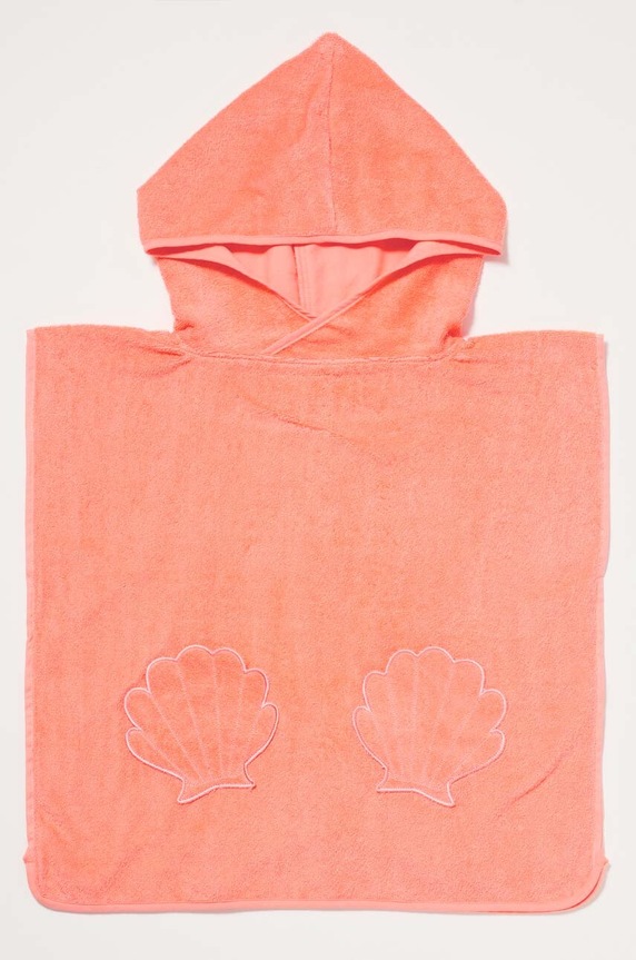 SunnyLife ręcznik plażowy dziecięcy Hooded Towel pomarańczowy S3VBHTOT