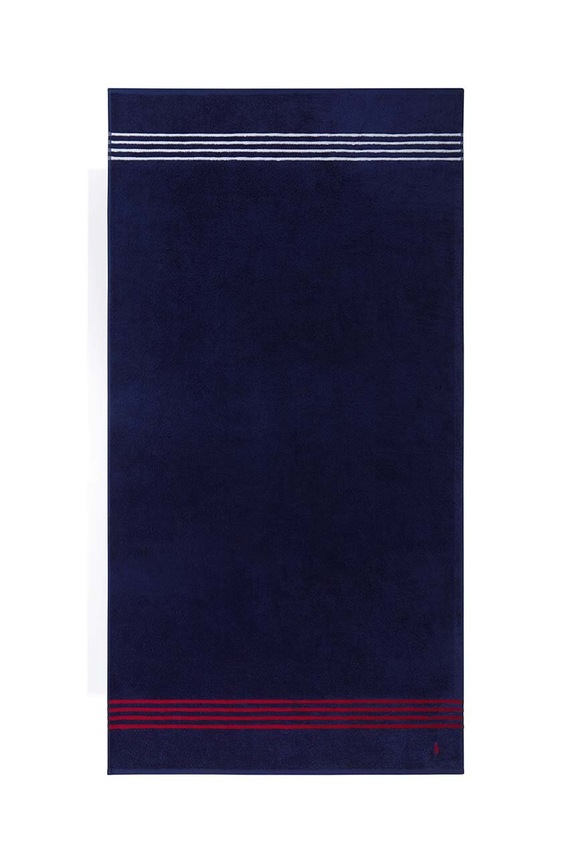 Ralph Lauren duży ręcznik bawełniany Bath Sheet Travis 90 x 170 cm granatowy 964722