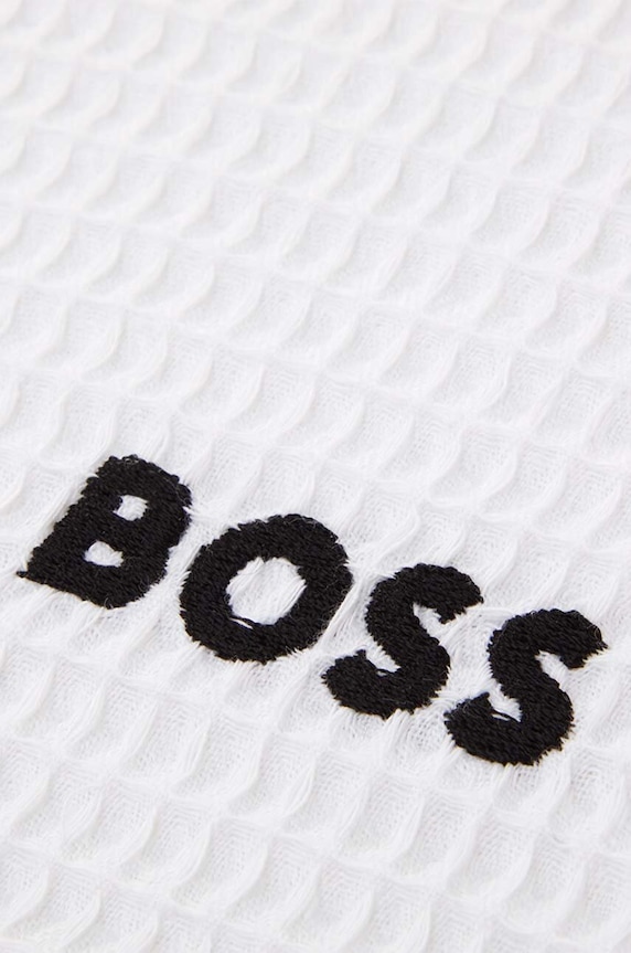 HUGO BOSS średni ręcznik bawełniany Waffle Handtowel 50 x 100 cm 1027752 biały AA00