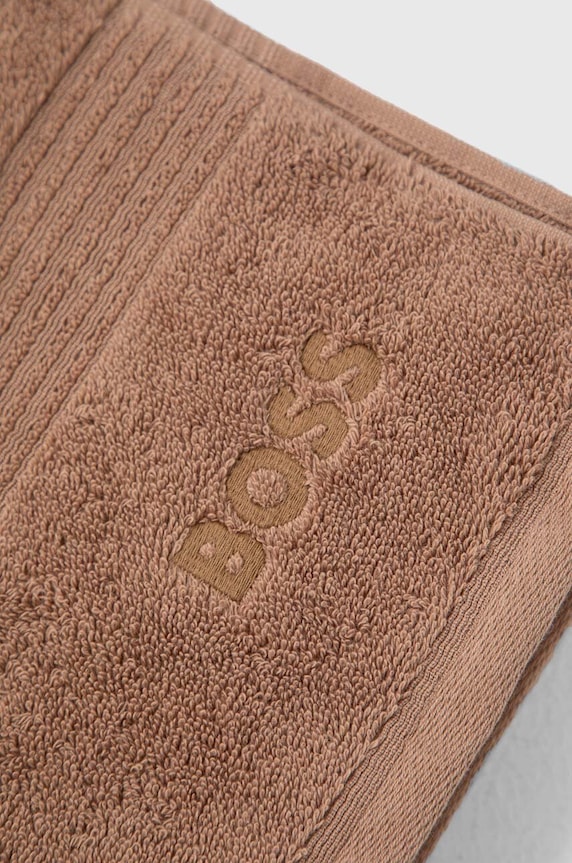 Baie HUGO BOSS prosop mic de bumbac Handtowel Loft 50 x 100 cm 1008814 maro
