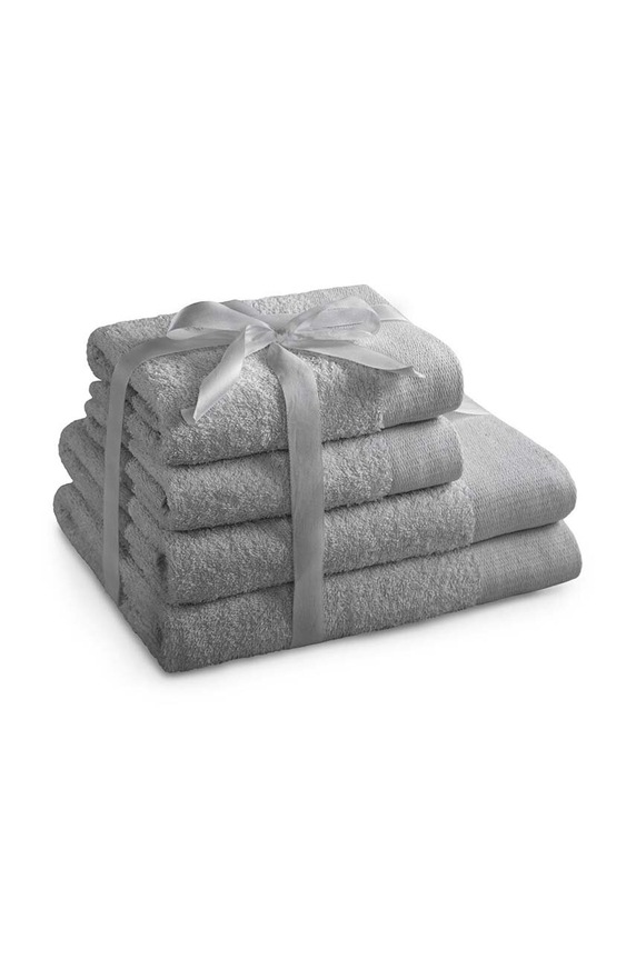 Σετ πετσέτες home & lifestyle od 50 do 140 cm 4-pack γκρί 4251525429159