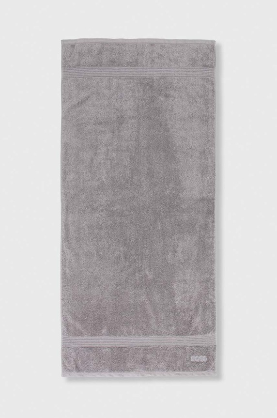 BOSS pamut törölköző 70 x 140 cm szürke 1013445