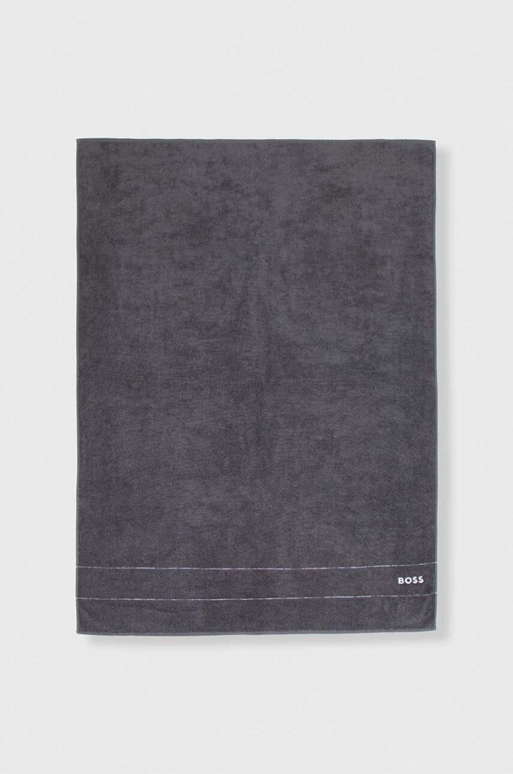BOSS nagy méretű pamut törölköző PLAIN 100 x 150 cm szürke 1011415