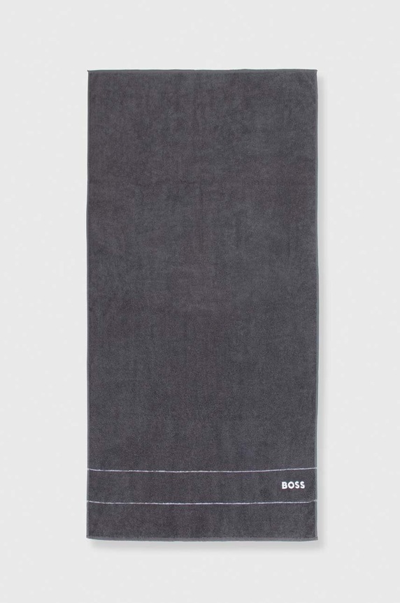 BOSS ręcznik bawełniany 70 x 140 cm szary 1011414