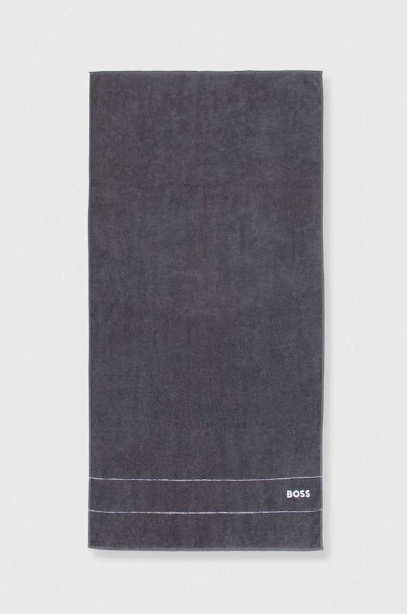 BOSS ręcznik bawełniany 70 x 140 cm szary 1011414