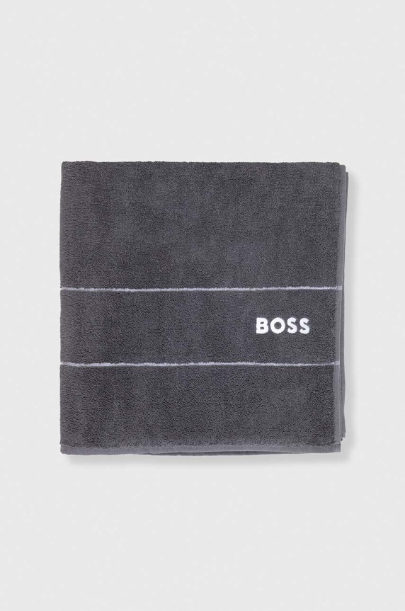 BOSS ręcznik bawełniany 70 x 140 cm 1011414 szary AA00