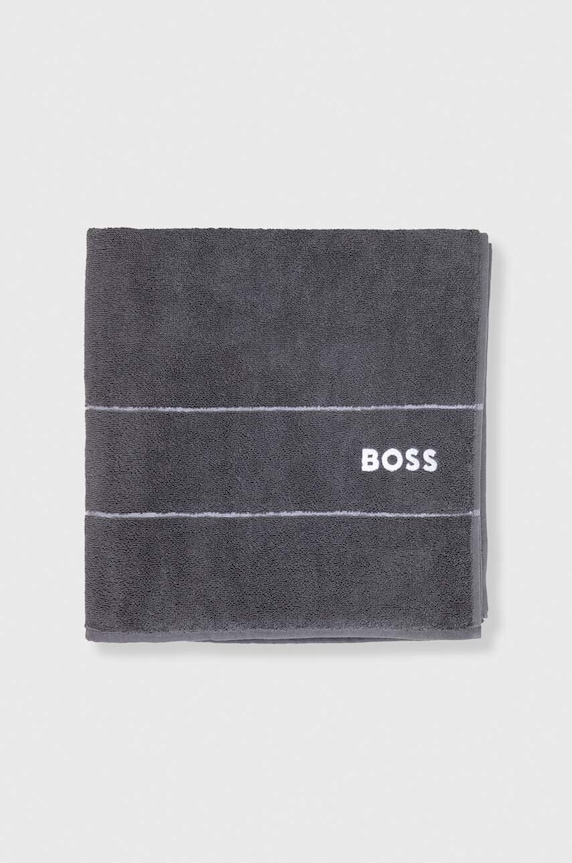 BOSS ręcznik bawełniany 70 x 140 cm 1011414 szary AA00