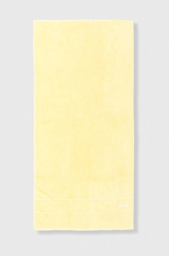 BOSS pamut törölköző 70 x 140 cm sárga 1011520