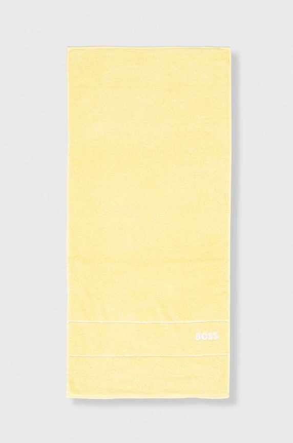 Malý bavlněný ručník BOSS PLAIN 50 x 100 cm žlutá 1011519