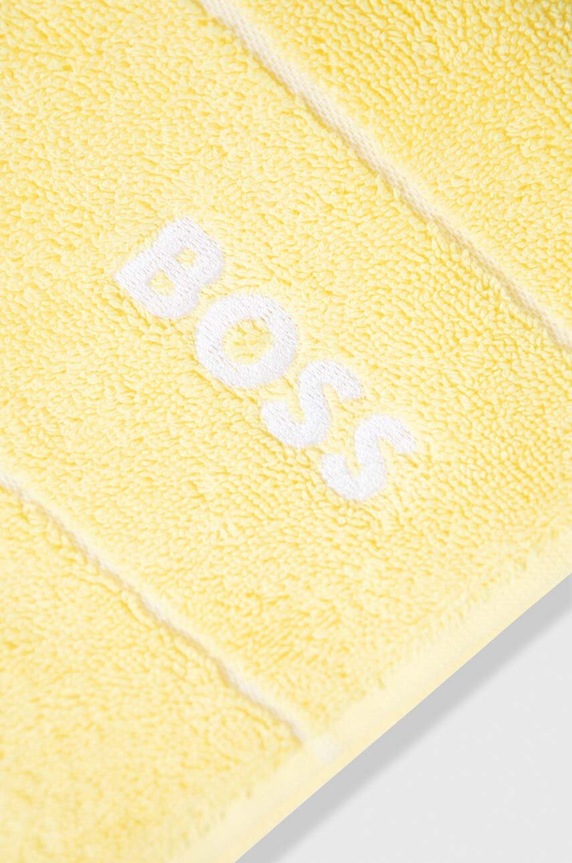 Koupelna Malý bavlněný ručník BOSS PLAIN 50 x 100 cm 1011519 žlutá