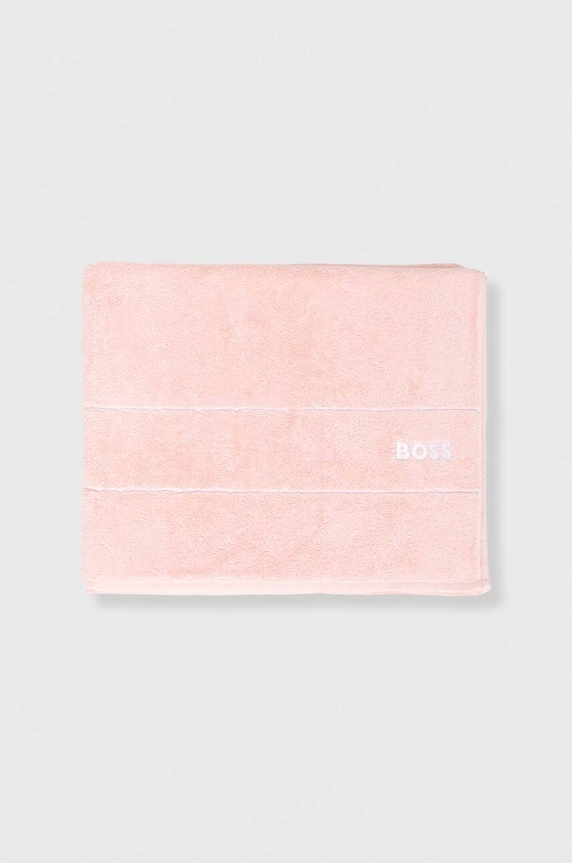 Μεγάλη βαμβακερή πετσέτα BOSS PLAIN 100 x 150 cm 1011503 ροζ AA00