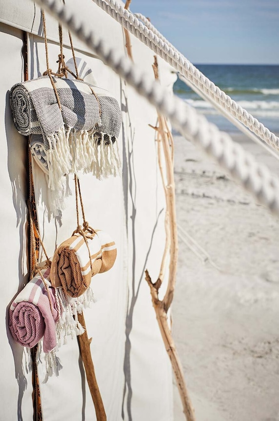 Fürdőszoba Madam Stoltz pamut törölköző MAX20.FT002 narancssárga