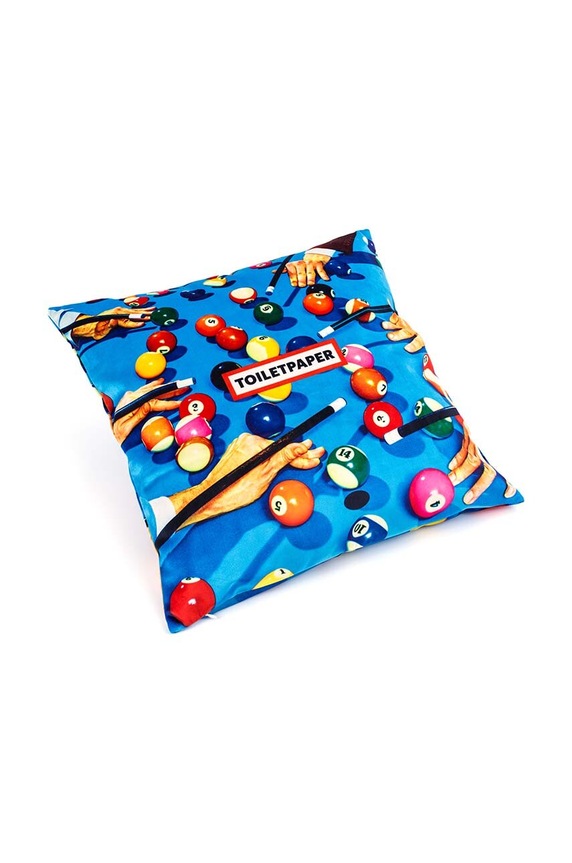 Nappali és hálószoba Seletti díszpárna Snooker x Toiletpaper 02302 többszínű