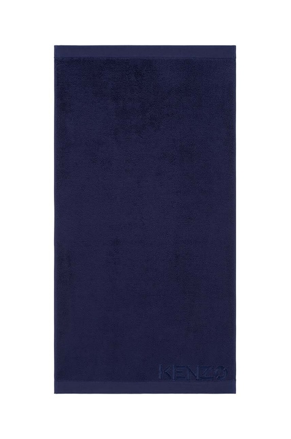 Kenzo mały ręcznik bawełniany Iconic Navy 55x100 cm granatowy 1033189
