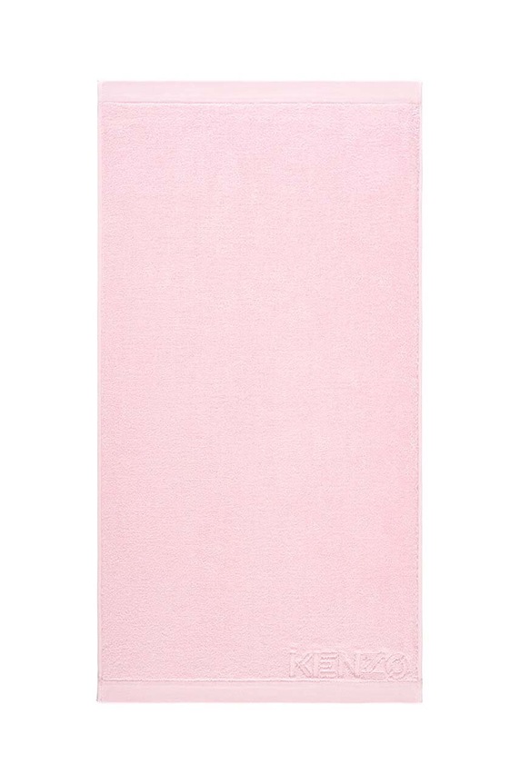 Kenzo mały ręcznik bawełniany Iconic Rose2 55x100 cm różowy 1033190
