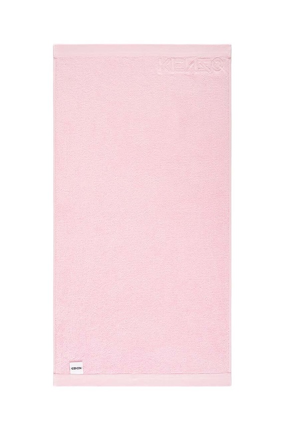 Kenzo mały ręcznik bawełniany Iconic Rose2 55x100 cm 1033190 różowy AA00