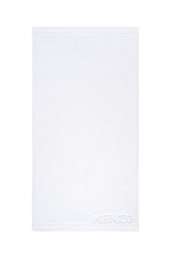 Kenzo nagy méretű pamut törölköző Iconic White 92x150?cm fehér 1033172