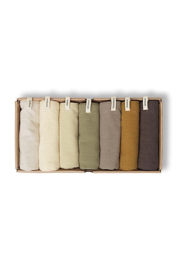 ferm LIVING set de carpe de bucatarie Day Tea Towel 7-pack multicolor 1104268222