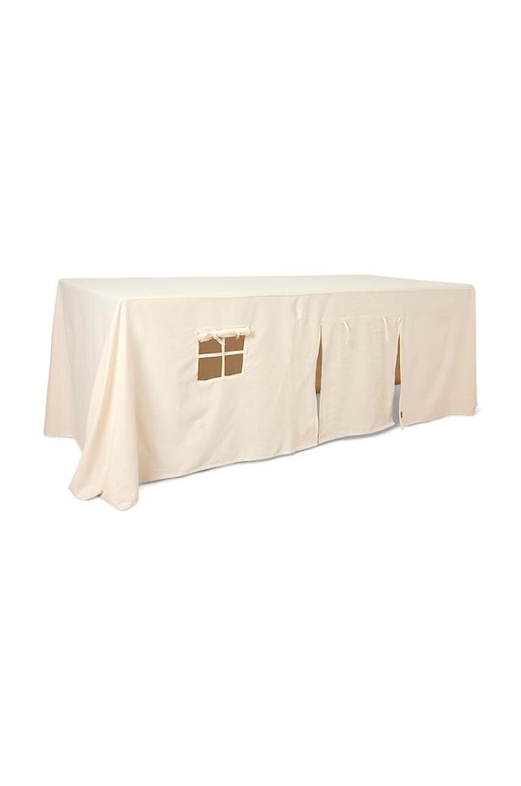 Stolnjak – kućica od tkanine ferm LIVING Settle Table Cloth House 1104266482 bež AA00