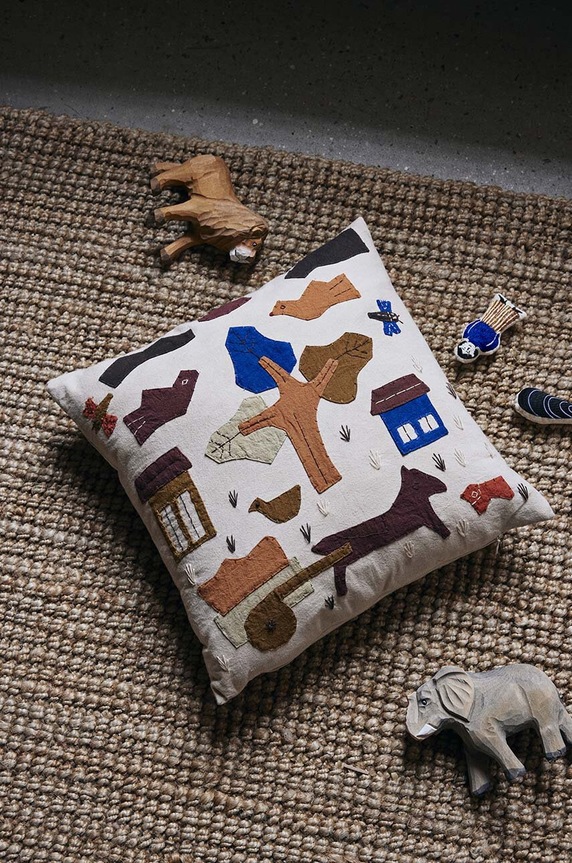 ferm LIVING cuscino decorativo Village 1104268265 multicolore AA00