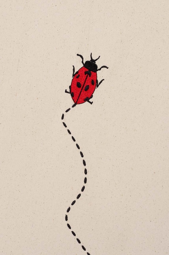 Декоративный шатер ferm LIVING Ladybird Embroidery 1104263385 бежевый AA00